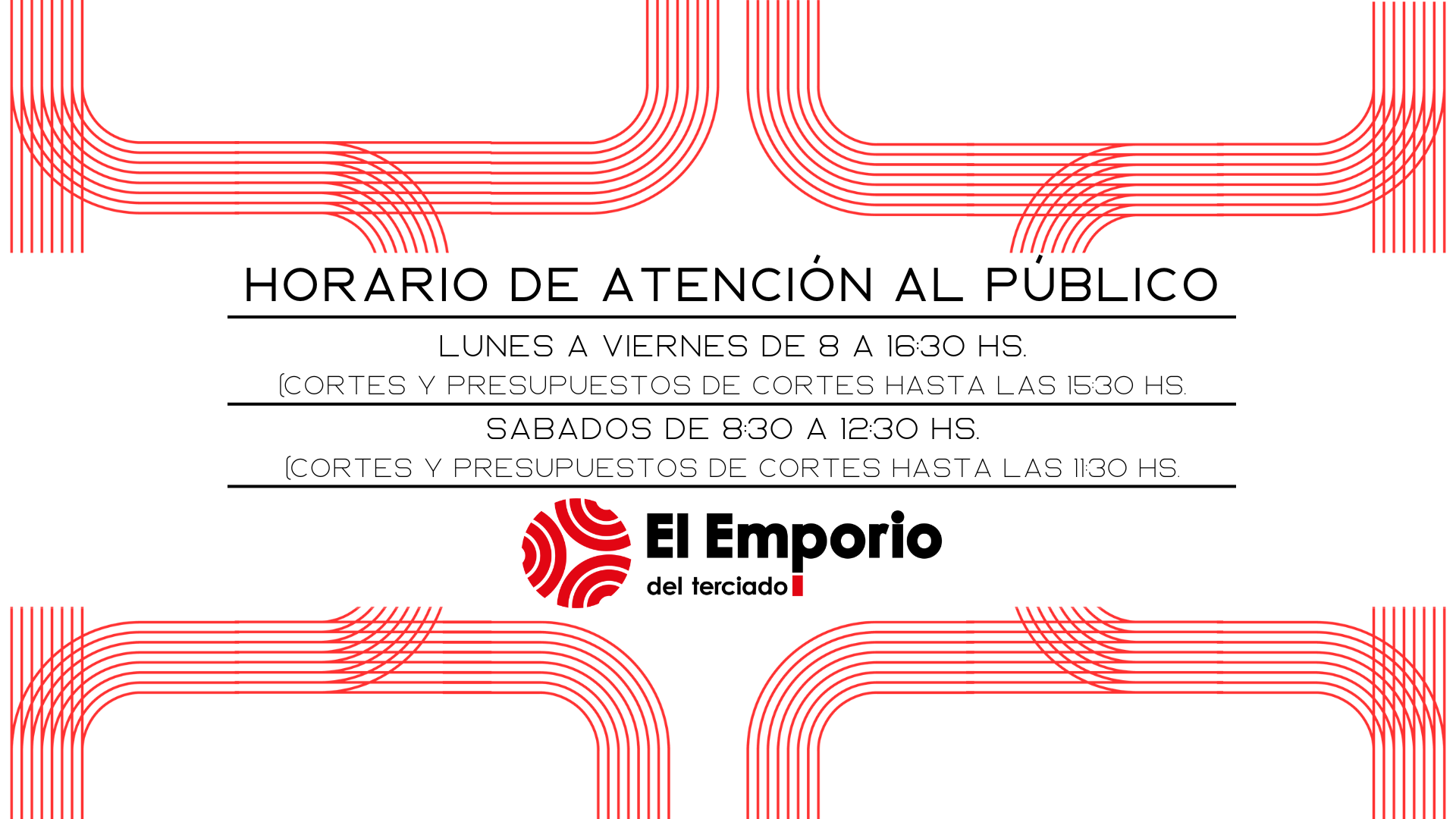 HORARIOS